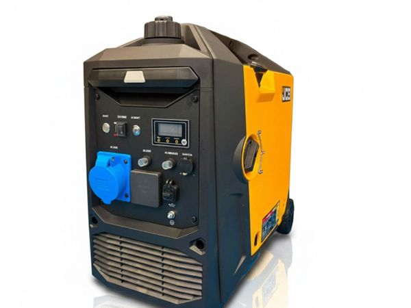 BRAND NEW JCB 3500W PETROL INVERTER GENERATOR - Main image