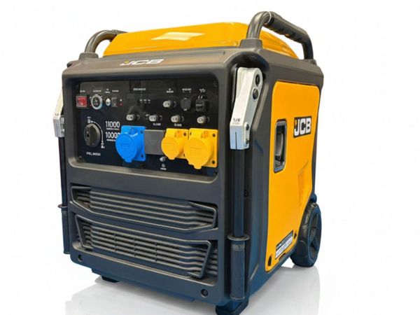 BRAND NEW JCB 11000W PETROL INVERTER GENERATOR - Main image