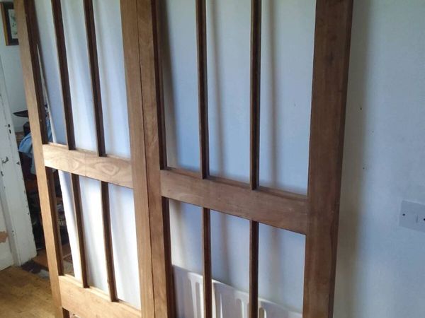French farmhouse vintage doors solid teak - Main image