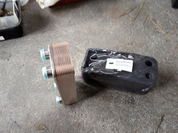 heat exchanger for boiler link ups up to 45kw - Main image