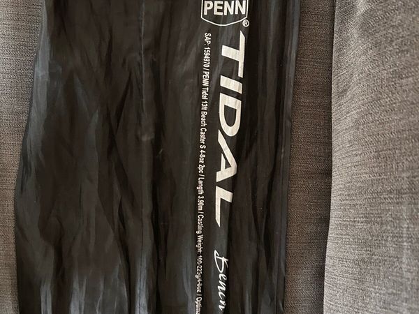 Penn tidal surfcaster fishing rod with penn rival - Main image