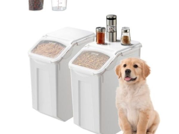 Rice Storage Container, 4.5Gallon/20L x2 Capacity - Main image
