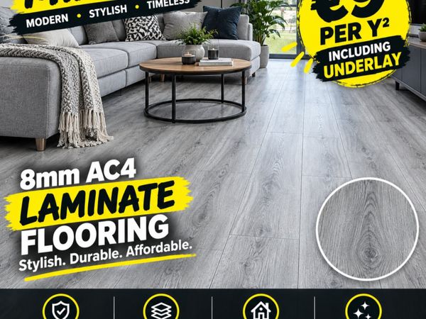 8mm laminate flooring - Main image