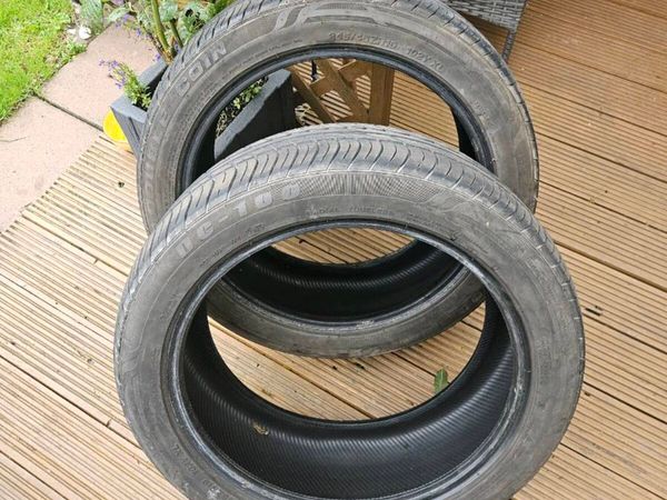 2x 245/45 R19 Tyres – 80% thread - Main image