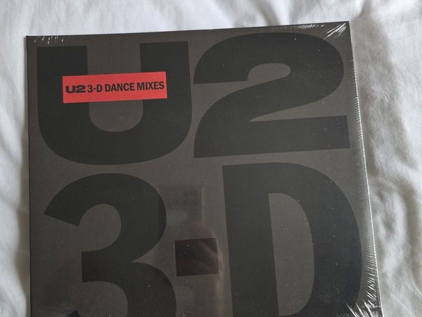 U2 – 3-D Dance Mixes 12" Vinyl EP - Main image