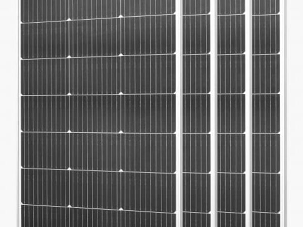 4PCS 100W Monocrystalline Solar Panels, 23% High-E - Main image