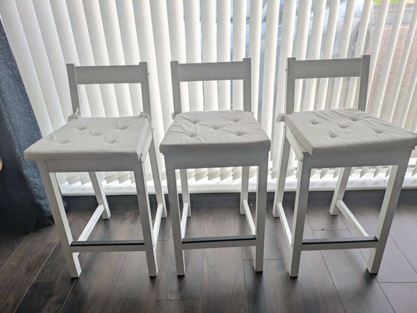 Ikea nordviken bar breakfast bar stools x 3 - Main image