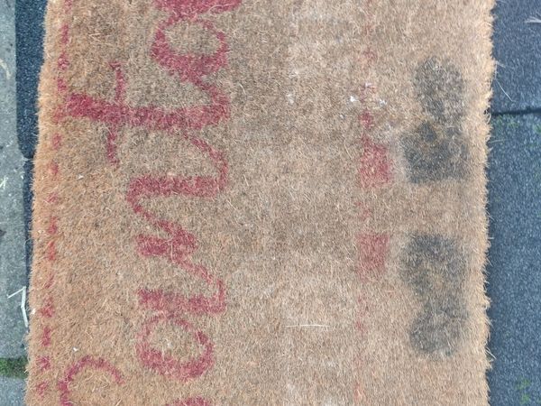 Santa coir door mat with rubber back - Main image