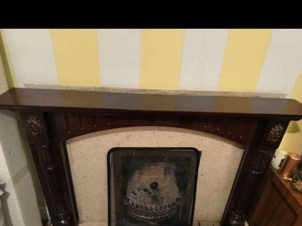 Fireplace decorative surround wood frame W137cmxH9 - Main image