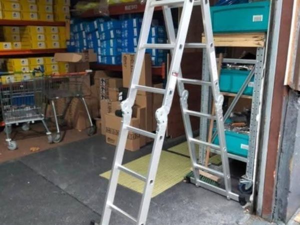 🪜🔥 BRAND NEW 12FT FOLDABLE MULTI-PURPOSE LADDER - Main image