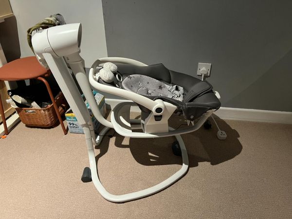Joie Serina 2 in 1 Electric Baby Swing – Grey – Go - Main image