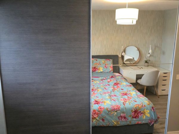 Large Sliding Wardrobe w/ Mirror - Main image