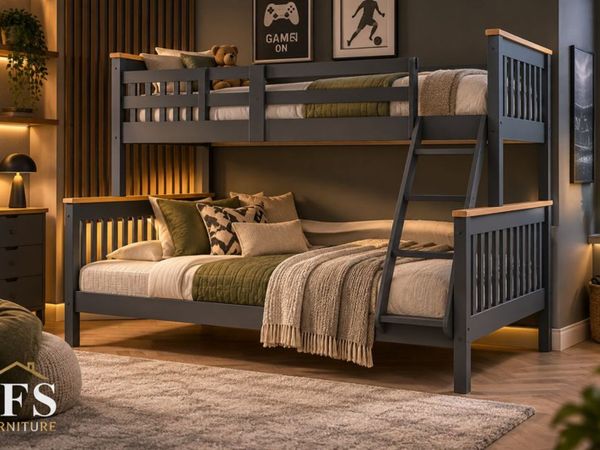 🚨🚨 FINAL STOCK CLEARANCE – Triple Bunk 4ft6/3ft - Main image