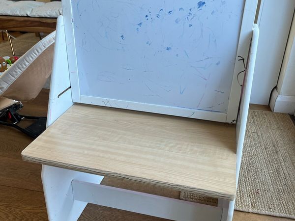 Title: Kids Bookshelf with Chalkboard, Whiteboard - Main image