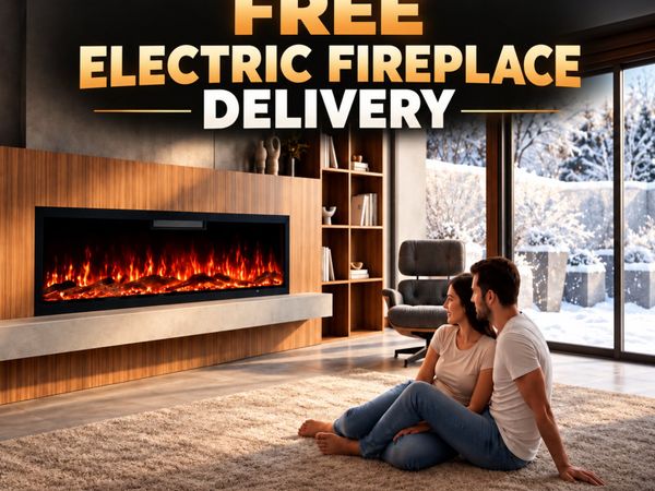 Electric Fireplaces.  Free delivery across Ireland - Main image