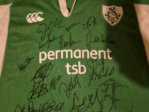 Signed Irish Rugby Jersey - Main image