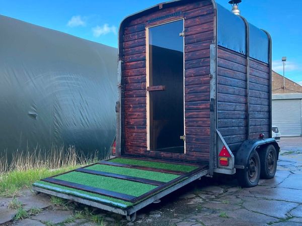 Bespoke Mobile Horse Trailer Sauna +FREE Ice Bath - Main image