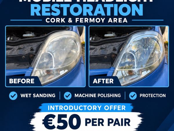 Mobile Headlight Restoration — Cork & Fermoy - Main image