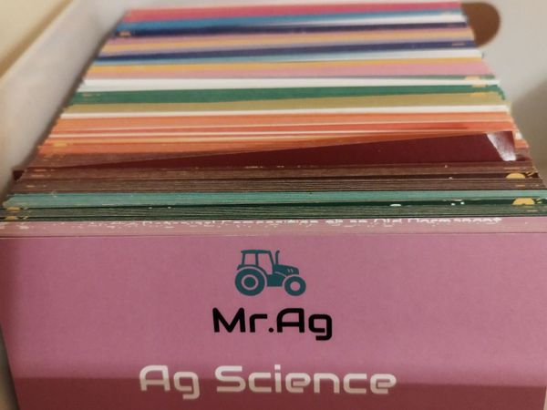 Agricultural Science revision cards - Main image