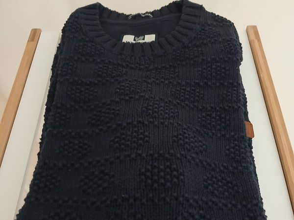 Soft Navy Jumper - Too Much Too Young - Main image