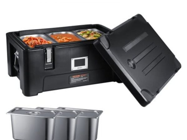 Insulated Food Pan Carrier, 36Qt Capacity, Stackab - Main image