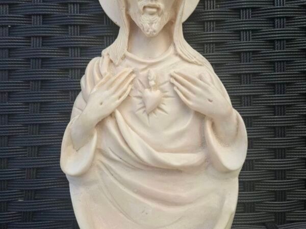 Lovely Vintage 1950's Sacred Heart Holy water Font - Main image