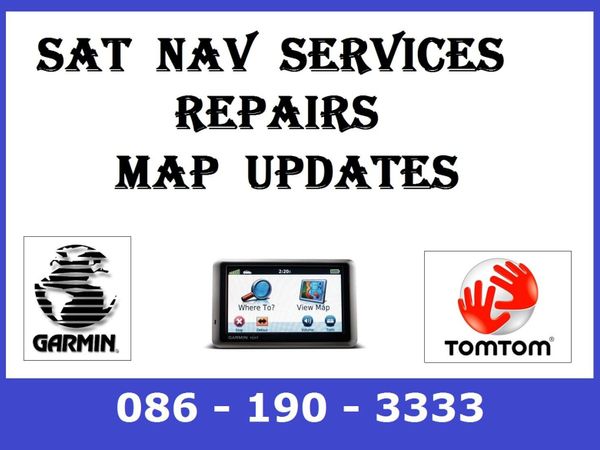 SAT NAV  MAP UPDATES  - REPAIRS  - SALES - Main image