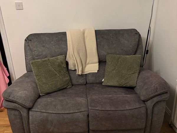 Matching Grey 2-Seater Recliner Sofas – €600 - Main image
