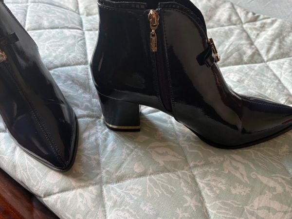 Kate Appleby navy ankle boots - Main image