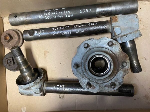 2wd used front axle spares, garage clear out. - Main image