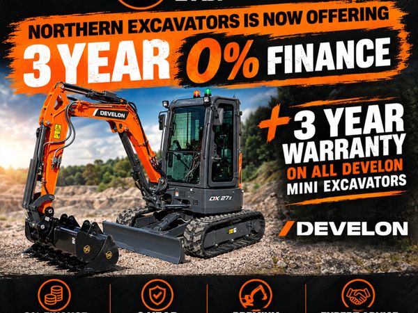 Develon Mini Excavators - Main image