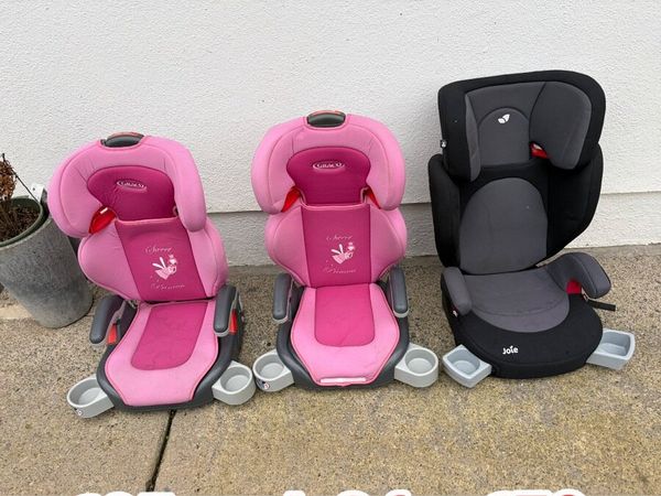 3 x car seats (15-36kg) graco + joie - Main image