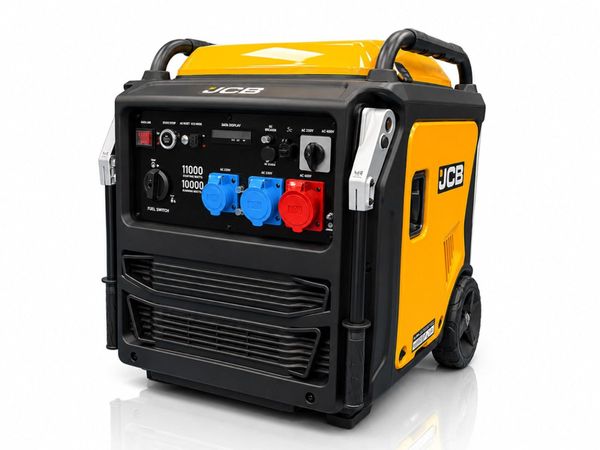 BRAND NEW JCB 11000W PETROL GENERATOR - Main image
