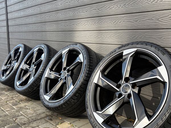 19” AUDI TTRS TWISTS ALLOY WHEELS & TYRES - Main image