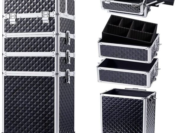Makeup Trolley Case with Detachable Mini Cases - Main image
