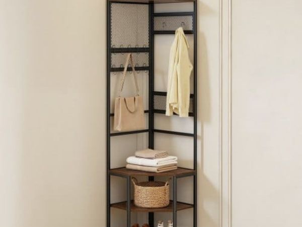 Corner Hall Tree, 1810 mm Coat Rack with Hooks, To - Main image