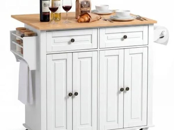 Kitchen Island Cart with Storage, 1107 mm Wide Mob - Main image