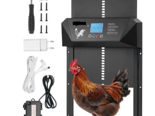 Automatic Chicken Coop Door, DC & Battery - Main image