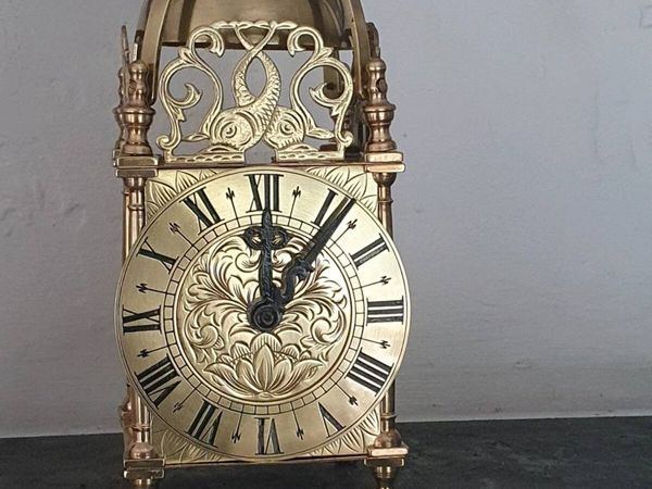 Brass Lantern clock - Main image