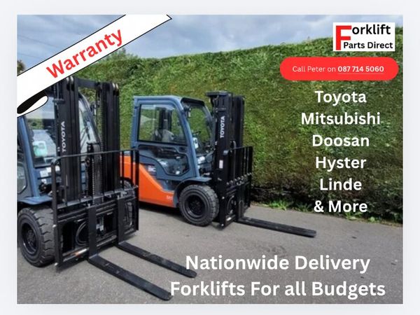 Range of forklifts 1.5 ton-14ton diesel & electric - Main image