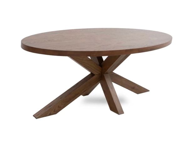 Scandinavian Oak Oval Dining Table Brand New - Main image
