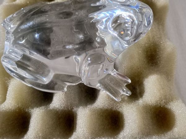 Frog - Crystal Frog- Waterford Crystal - Boxed - Main image