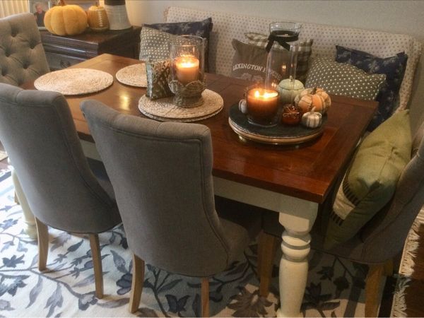 Laura Ashley Dining Room Table, seats 6 - 8 - Main image