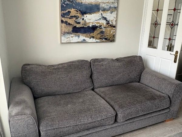 3 Seater Couch Ed Living Grey - Main image