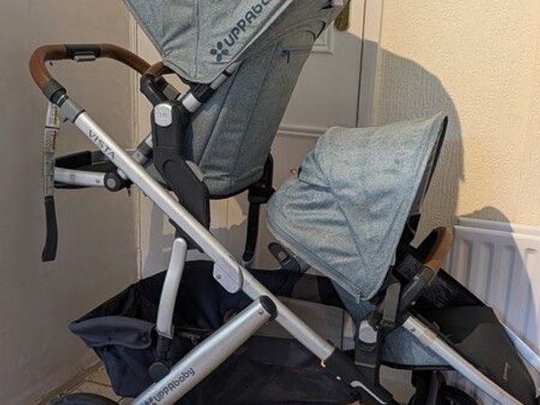 Uppababy Vista (Includes Bassinet, Rumble Seat & All Adapters) - Main image