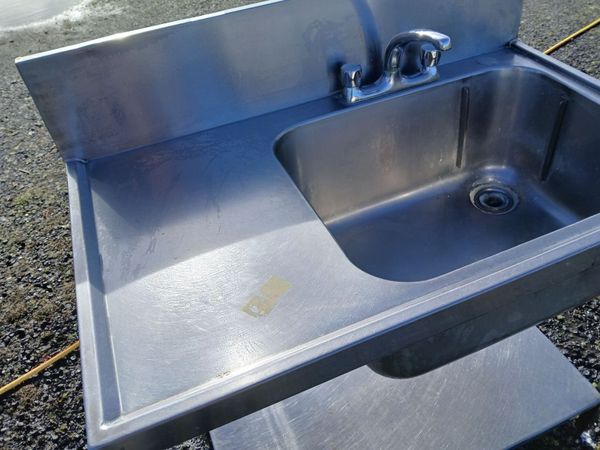 Staneless steel cabbinet sink unit complete - Main image