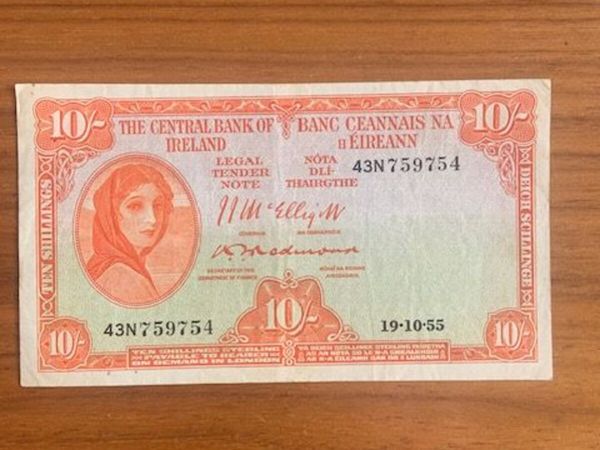 10 Shilling Lavery Note - 120 Euros - Main image