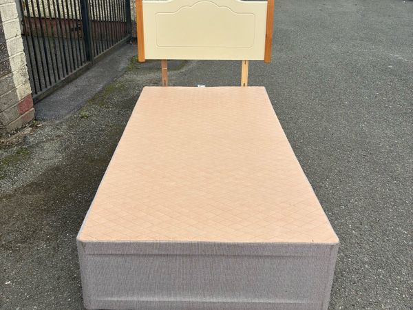 Single base & Headboard with Mattress - Main image