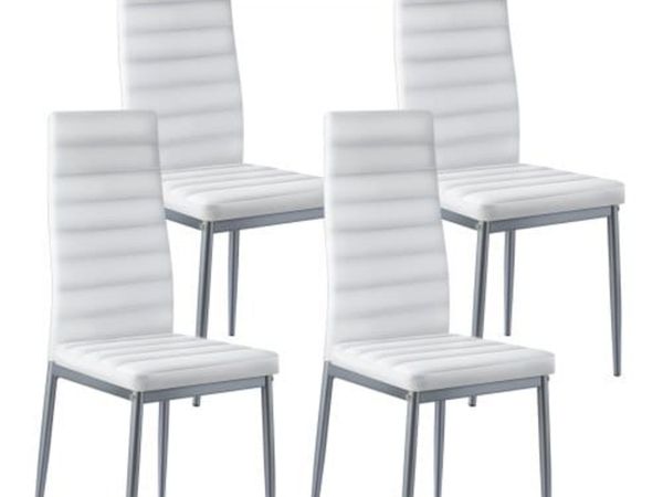Modern Dining Room Accent Chairs Set of 4, Upholst - Main image