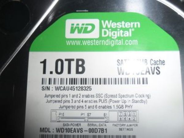 WD Hdd 1 TB - Main image